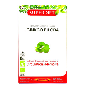 Super Diet Ginkgo Biloba Bio 20 ampoules