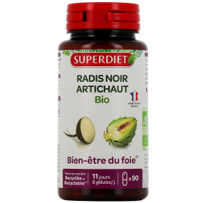 Super Diet Radis Noir Artichaut Bio 90 gélules