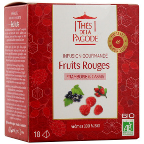 Thés de la Pagode Infusion Gourmande Fruits Rouges Bio