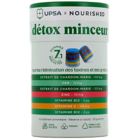 UPSA Gummies 7 en 1 Détox Minceur