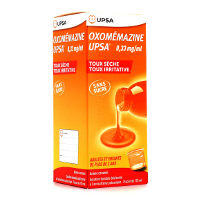 UPSA Oxomémazine Sans Sucre 125 ml
