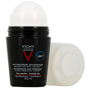 Vichy Homme Déodorant Anti-transpirant 48h Peaux sensibles