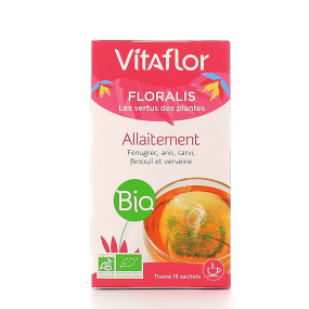 Vitaflor Floralis Tisane Allaitement Bio 18 sachets