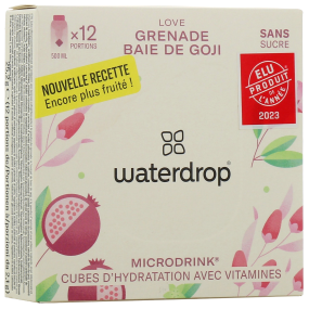 Waterdrop Bouteille Verre Boost + Manchon en Néoprène 600ml