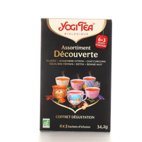 Yogi tea Assortiment découverte 6x3 sachets