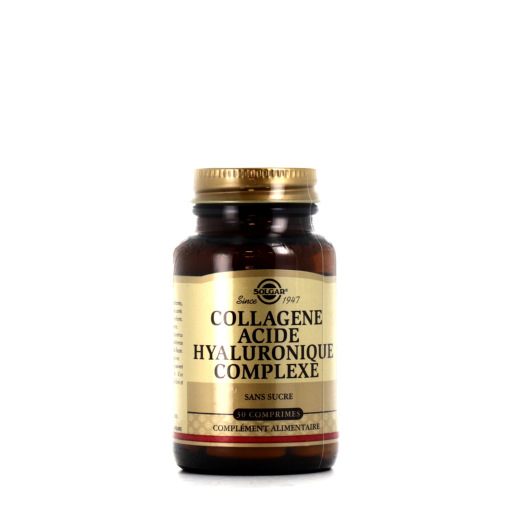 Solgar Acide Hyaluronique complexe 120 mg 30 comprimés