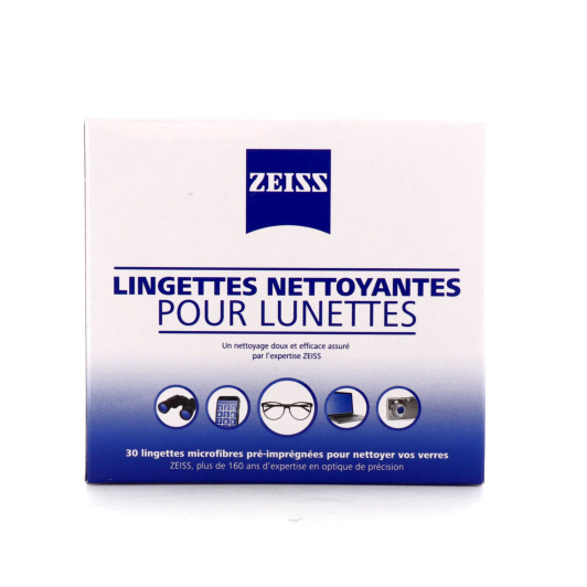 Zeiss Lingettes Nettoyantes Pour Lunettes Individuelles