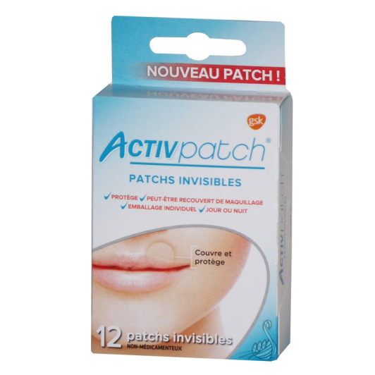 Activpatch Patchs invisibles pour bouton de fièvre