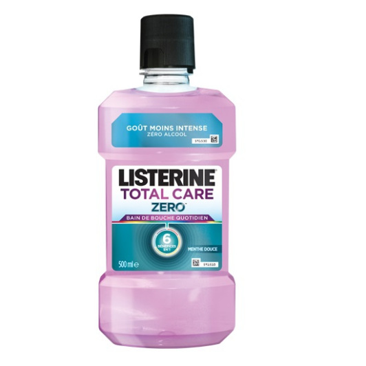Listerine Total Care Zero Bain de bouche quotidien 500ml