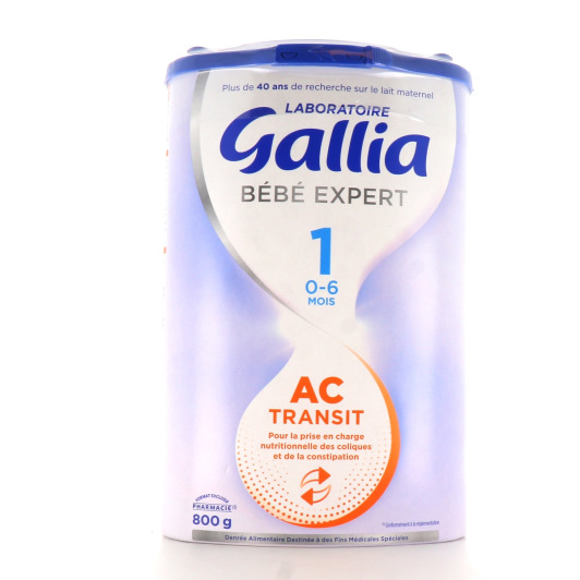 Gallia Bébé Expert Lait AC Transit 1er âge