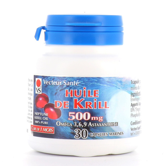 Vecteur Santé Huile de Krill 500mg
