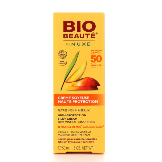 Bio Beauté by Nuxe - crème soyeuse haute protection SPF 50 - 50ml
