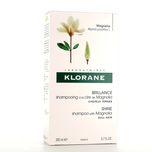 Klorane Shampooing à la cire de Magnolia Brillance 200ml