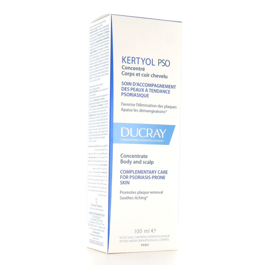 Ducray Kertyol PSO Concentré Usage Local Psoriasis