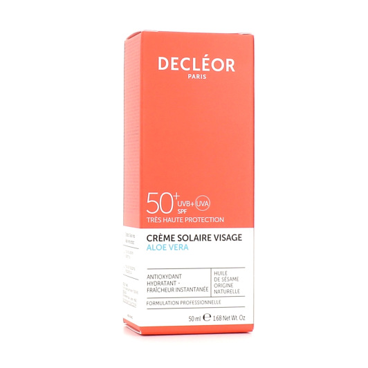 Decléor Crème Solaire Visage Aloe Vera SPF50+