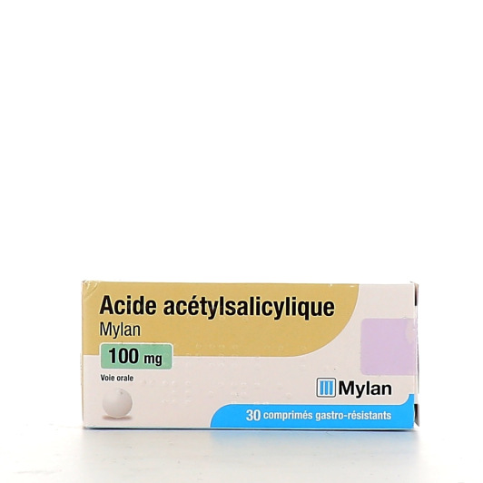 Acide Acétylsalicylique Mylan 100 mg