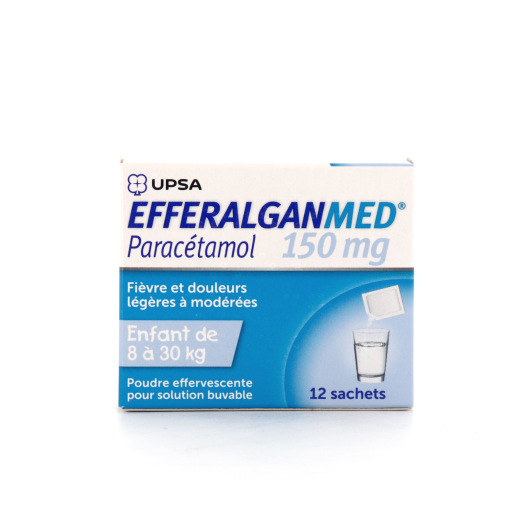 EfferalganMed 150 mg poudre 12 sachets