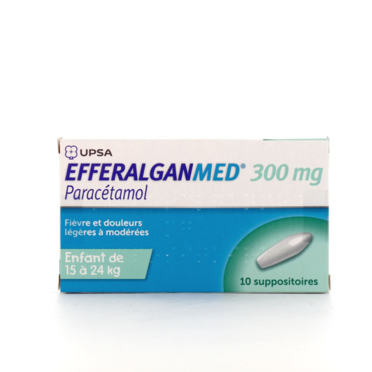 EfferalganMed 300 mg 10 suppositoires