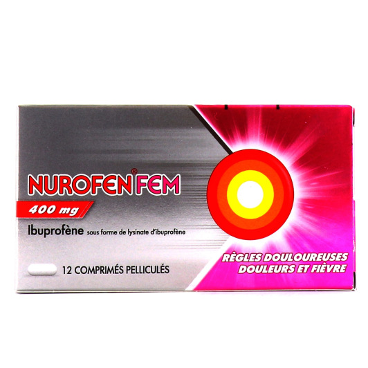 NurofenFem ibuprofene 400 mg 12 comprimés