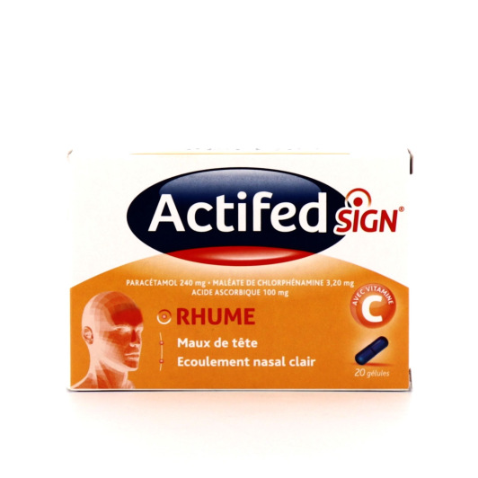 Actifed SIGN Rhume 20 gélules
