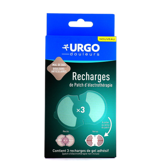 Urgo 3 Recharges de Patch d'Électrothérapie