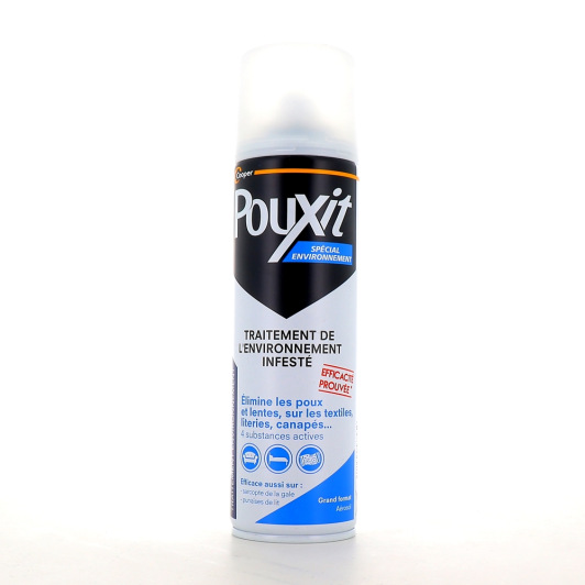 Pouxit Spray Anti-poux et Lentes Spécial Environnement