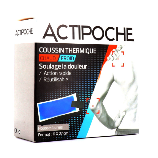 Actipoche Coussin Thermique Chaud Froid 11 x 27 cm