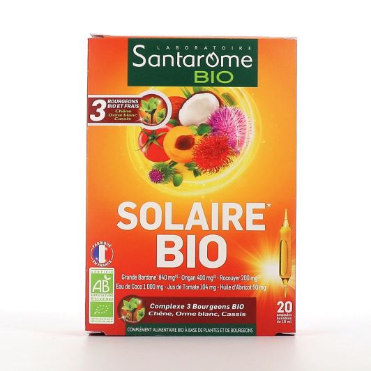 Santarome Solaire Bio 20 ampoules