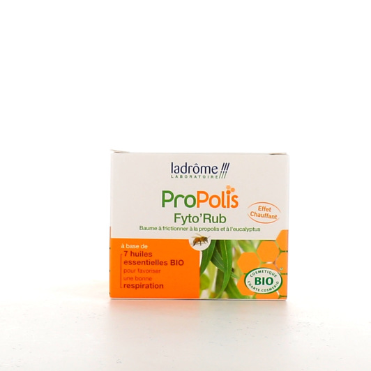 Ladrôme ProPolis Fyto’Rub Baume Respiratoire à la Propolis 45g