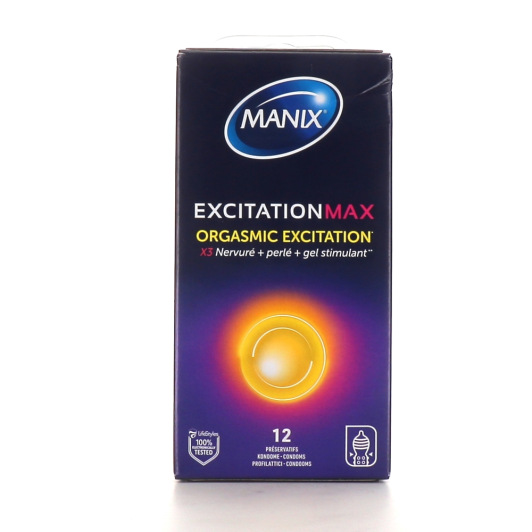 Manix Excitation Max 12 Préservatifs lubrifiés