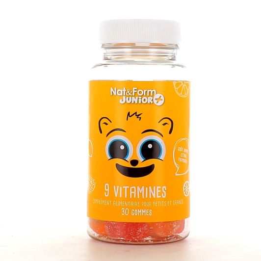Nat & Form Junior+ Gummies 9 Vitamines