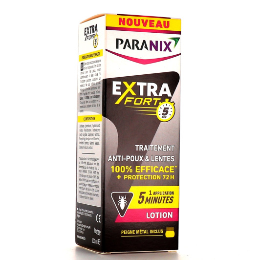 Paranix Extra Fort 5 Minutes Lotion Anti-Poux et Lentes