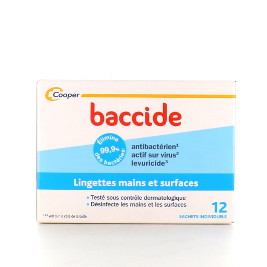 Baccide Lingettes Mains et Surfaces