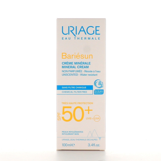 Uriage Bariésun Crème Solaire Minérale SPF 50+