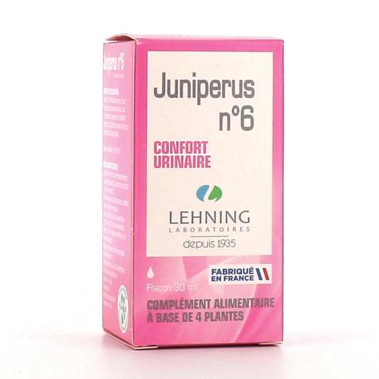 Lehning Juniperus n°6 Confort urinaire 30 ml