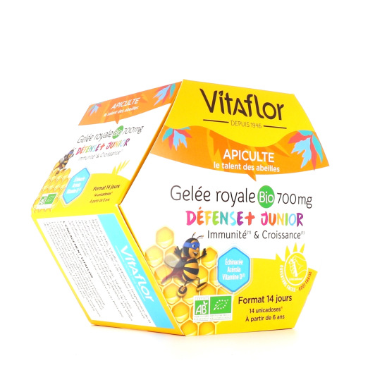 Vitaflor Gelée Royale BIO 700 mg Défense + Junior
