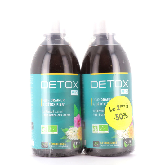 Santé Verte Detox BIO pour Drainer et Détoxifier