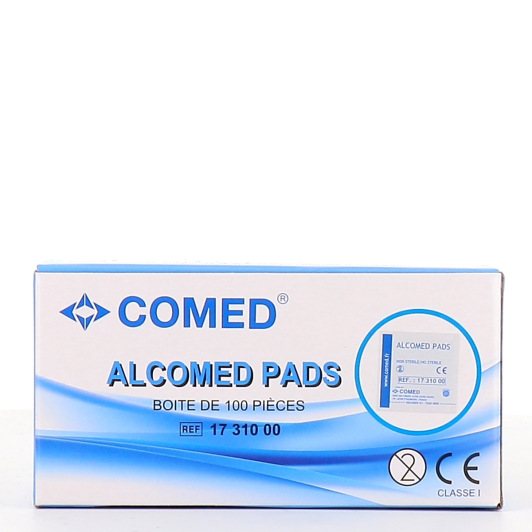 Alcomed Pads Tampons Désinfectant x100