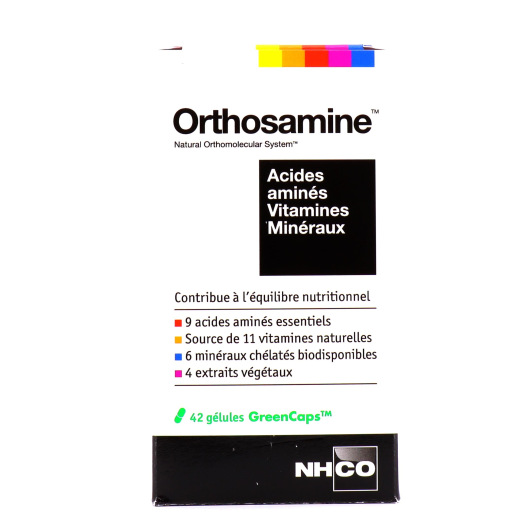 NHCO Orthosamine Acides aminés, Vitamines, Minéraux 42 gélules