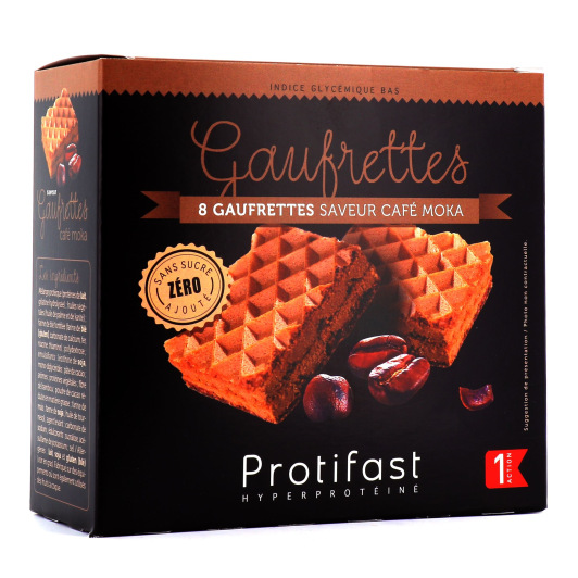 Protifast Gaufrettes Café Moka 8 Gaufrettes