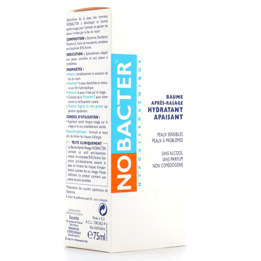 Nobacter Baume après-rasage hydratant apaisant