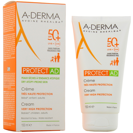 A-Derma Protect AD Crème solaire SPF 50+ Peau Atopique