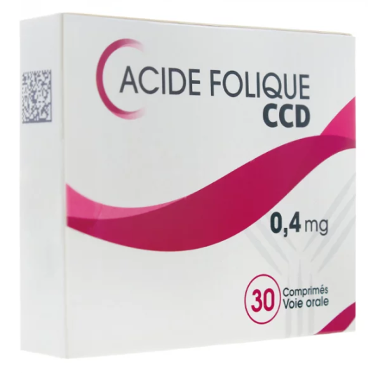 Acide Folique CCD 0.4 mg comprimés
