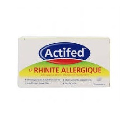 Actifed Rhinite Allergique LP 10 comprimés
