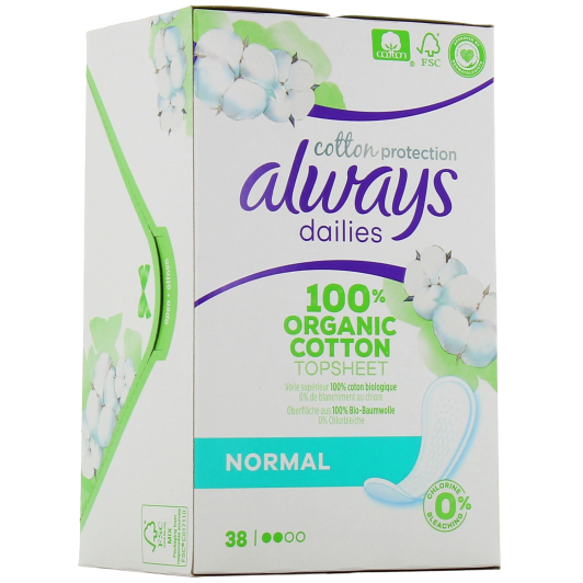 Always Dailies Protège-Slips Cotton Normal