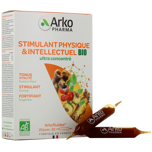 Arkofluides Stimulant Physique & Intellectuel Bio
