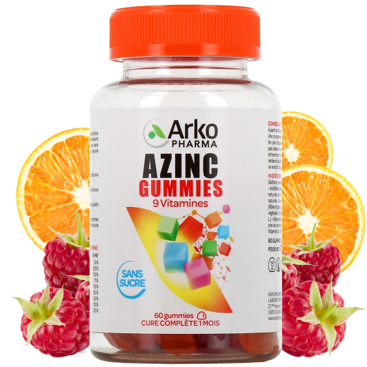 Azinc Gummies 9 Vitamines