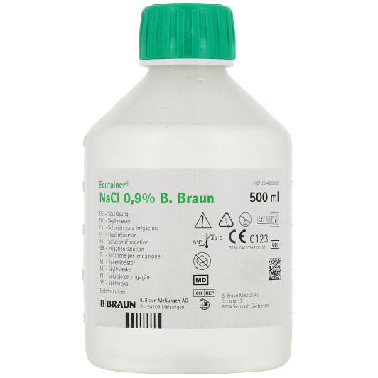 B Braun Ecotainer NaCl 0,9% Solution d'Irrigation