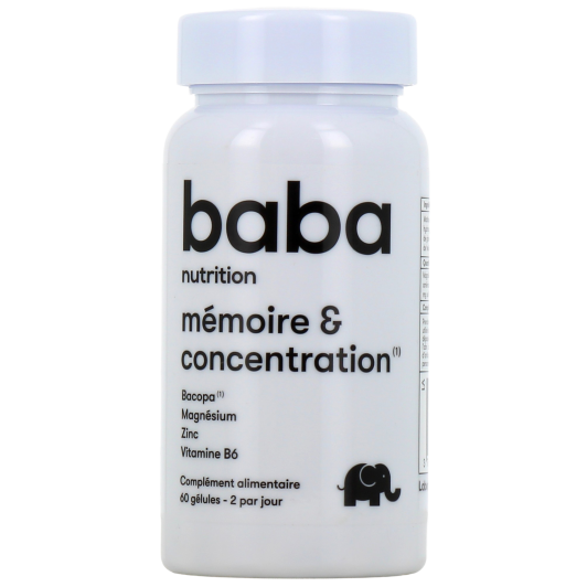 BABA Nutrition Mémoire & Concentration