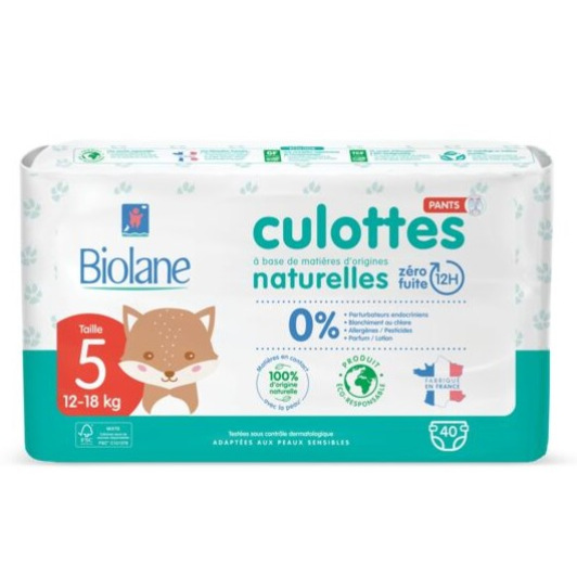 Couches-Culottes Ecologiques Taille 4 : 8-15Kg BIOLANE